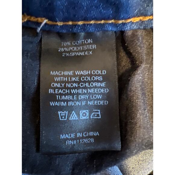 Ellen Tracy “Cora” Denim Jeans Women’s Size 8 Dark Wash - Picture 7 of 9